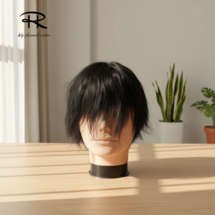 الشعر الطبيعي البديل نسائي باللون الأسود  Short Straight