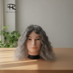 الشعر الطبيعي البديل النسائي Wavy Gray